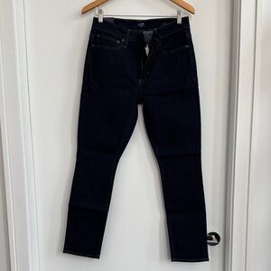 J. Crew Factory Flex Dark Blue Denim Jeans Skinny Size 31x30